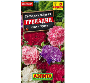 Гвоздика садовая Гренадин,смесь окрасок (Нидерланды) /Аэлита/