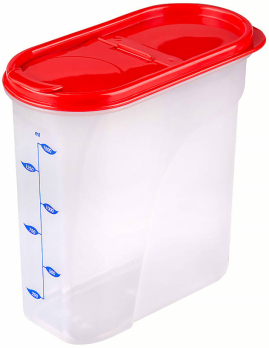 Емкость для сыпучих продуктов 1,75л мерная /Альтернатива/ (12)