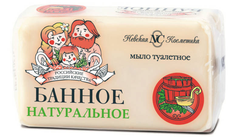 Туалетное мыло Банное 140 г /Агора/