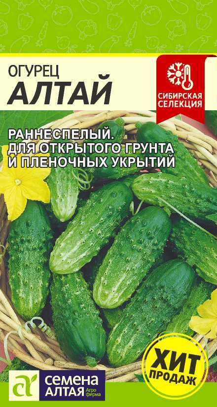 Огурец Алтай 0,5г /Семена Алтая/ Сибирская Селекция