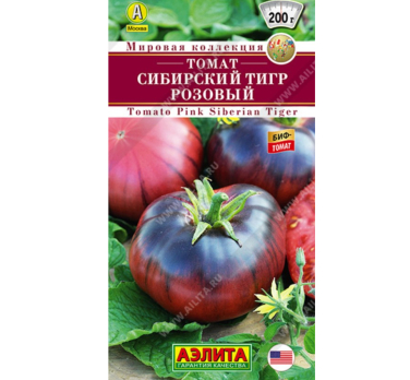 Томат Сибирский тигр розовый /Аэлита/