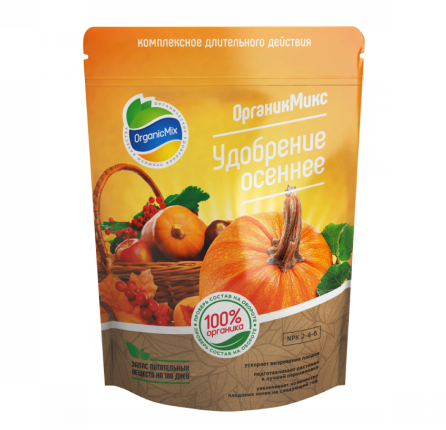 ОрганикМикс удобрение осеннее 850г /Биокомплекс/