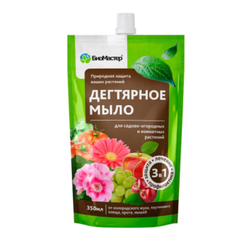 Дегтярное мыло 0,35л /БиоМастер/ (25)