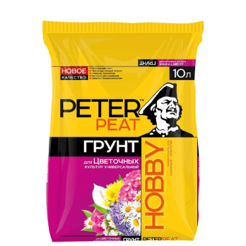 Грунт Для цветочных культур 10л HOBBY /ПитэрПит/