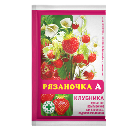 Удобрение для клубники 60г Рязаночка /Агровит/