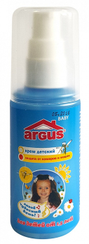Крем от комаров 50 мл с 1,5 лет флакон с дозатором ARGUS BABY /Аванти/