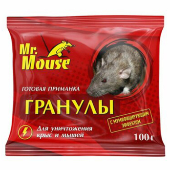 Гранулы от грызунов 100г Mr.Mouse /Аванти/