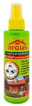 Лосьон-спрей универсальный от комаров,мошек,клещей 150 мл ARGUS /Аванти/