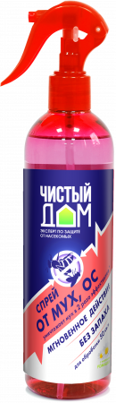 Спрей от Мух, Ос 400мл /Чистый дом/