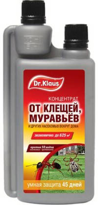 Концентрат от клещей,муравьев и других насекомых 250мл Dr.Klaus /Химик/